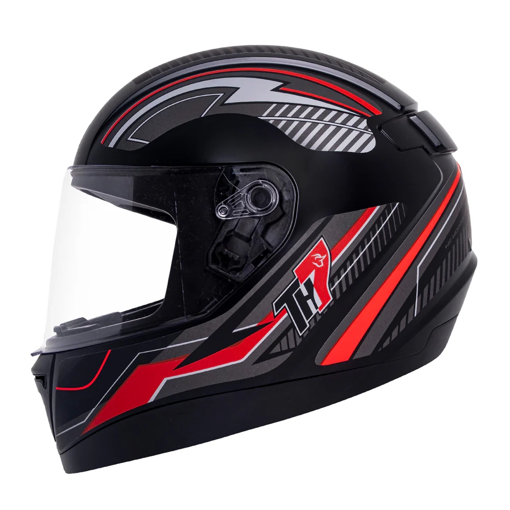 Capacete Moto Taurus San Marino Th7 Trama Modelo Novo Masculino Feminino C/ Selo Inmetro - Preto Fosco