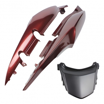 Rabeta Completa Moto Cg Titan 150 Fan 150 2011 2012 Vermelho Vinho Modelo original
