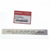 Adesivo Emblema Aluminium Balança Moto Xre 300 Xr 250 Tornado Cbx 250 Twister Original Honda