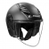 Capacete Moto Aberto Ls2 Of616 S Airflow II Black Preto Fosco C/ Aerofólio Masculino Feminino