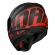 Capacete Moto Fechado Norisk Razor Full Preto Fosco Vermelho Masculino Feminino Esportivo Lançamento
