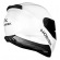 Capacete Norisk Razor Limited Edition Branco Brilho C/ Aerofólio + Viseira Fumê Masculino Feminino