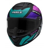 Capacete Moto Feminino Peels Spike 1St Ls Star 2 Estrela Roxo Rosa C/ Selo Inmetro Lançamento