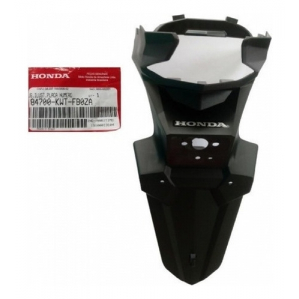 Paralama Suporte Placa Traseiro Moto Xre 300 2019 2020 2021 2022 2023 Sahara 300 2024 2025 Original Honda