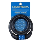 Cadeado Tranca Capacete Bike Moto C/ Segredo Max Trava 1,5m