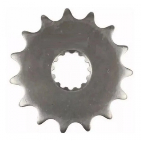 Pinhão Pião 15 Dentes Moto Intruder 125 Yes 125 Katana 125 Esportivo + Velocidade Final Reforçado