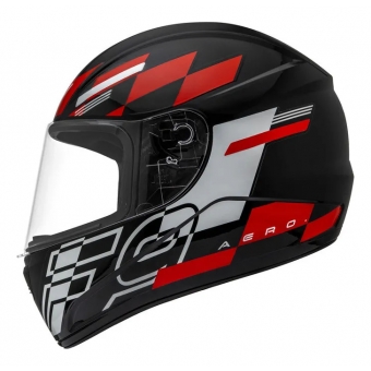 Capacete Moto Fly F-9 F9 Aero Preto Vermelho Masculino Feminino C/ Selo Inmetro Lançamento