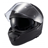 Capacete Moto Articulado Robocop Texx Kratos Classic Solid Escamoteável C/ Óculos - Preto Fosco
