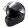 Capacete Moto Articulado Robocop Texx Kratos Classic Solid Escamoteável C/ Óculos - Preto Fosco