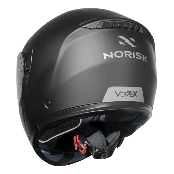 Capacete Moto Robocop Escamoteável Norisk Vortex Preto Fosco Articulado C/ Óculos Masculino Feminino