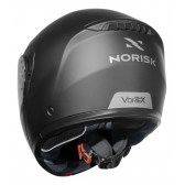 Capacete Moto Robocop Escamoteável Norisk Vortex Preto Fosco Articulado C/ Óculos Masculino Feminino