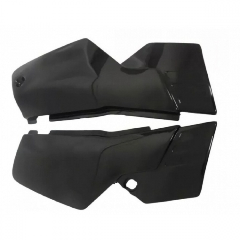 Carenagem Tampa Lateral Moto Yamaha Dt 180 DTN 180 Dtz 180 Preta Modelo Original S/ Adesivo
