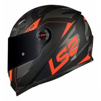 Capacete Moto Fechado Ls2 Ff358 Classic Tank Camuflado Preto Esportivo Masculino Feminino