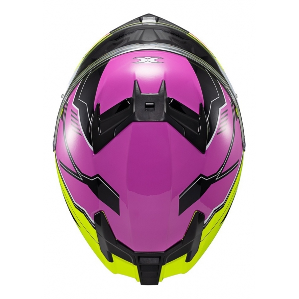 Capacete Moto Feminino Texx Kaiman Teaser Rosa Preto C/ Óculos Sol Interno E Narigueira Lançamento