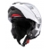 Capacete Moto Articulado Robocop Texx Kratos Classic Solid Escamoteável C/ Óculos - Branco Brilho