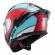 Capacete Moto Gp Esportivo Texx Raptor Hornet C/ Spoiler + Viseira Extra Masculino Feminino - Vermelho / Azul
