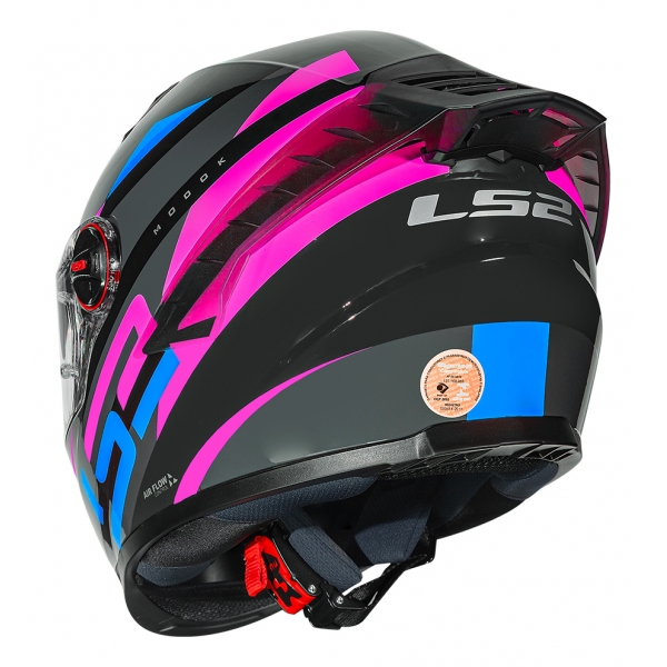 Capacete Moto LS2 FF358 Pro Classsic Modok Esportivo C/ Spoiler Masculino Feminino Lançamento
