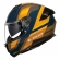 Capacete Moto Fechado Ls2 Ff808 Stream 2 Vintage Azul Laranja Esportivo C/ Óculos Masculino Feminino
