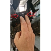 Par Tampa Tampinha Tubo Chassi Traseiro Moto Sahara 300 Xr300L Tornado Crf230 Crf250F Original Honda