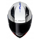 Capacete Moto LS2 FF810 Vigo Shift Flight Azul Branco C/ Aerofólio Masculino Feminino Lançamento