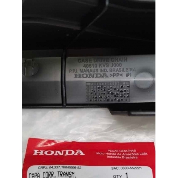 Protetor Capa Porta Corrente Moto Titan 160 2016 2017 2018 2019 2020 2021 2022 2023 Original Honda