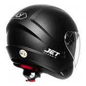 Capacete Moto Aberto Fly F17 F-17 Hg Jet Classic Masculino Feminino Preto C/ Selo Inmetro - Preto Fosco