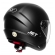 Capacete Moto Aberto Fly F17 F-17 Hg Jet Classic Masculino Feminino Preto C/ Selo Inmetro - Preto Fosco