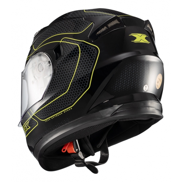 Capacete Moto Esportivo Texx Strike Ls Panther 2 Masculino Feminino Promoção Lançamento - Verde Preto