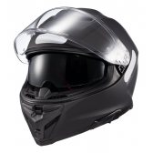 Capacete Moto Texx Kaiman Solid Fosco C/ Óculos Sol Interno E Narigueira Lançamento - Preto Fosco