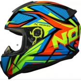 Capacete Moto Fechado Norisk Ff802 Razor Sharp Colorido Preto Amarelo Masculino Feminino Esportivo