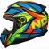 Capacete Moto Fechado Norisk Ff802 Razor Sharp Colorido Preto Amarelo Masculino Feminino Esportivo