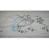 Dobradiça Suporte Banco Moto Biz 100 Biz 125 Original Honda