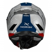Capacete Moto Norisk Strada 2 Evoque Prata Preto C/ Aerofólio e Óculos Interno Masculino Feminino