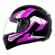 Capacete Moto Feminino Fly F-9 F9 Match Preto Roxo C/ Selo Inmetro Lançamento