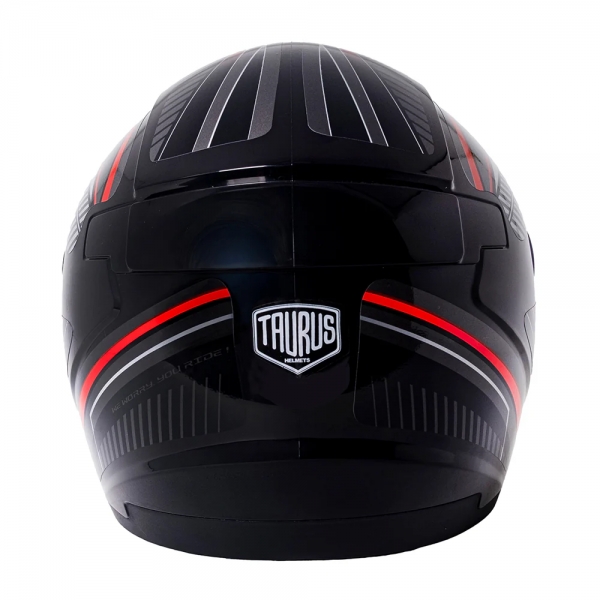Capacete Moto Taurus San Marino Th7 Trama Modelo Novo Masculino Feminino C/ Selo Inmetro - Preto Brilho