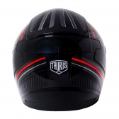 Capacete Moto Taurus San Marino Th7 Trama Modelo Novo Masculino Feminino C/ Selo Inmetro - Preto Brilho