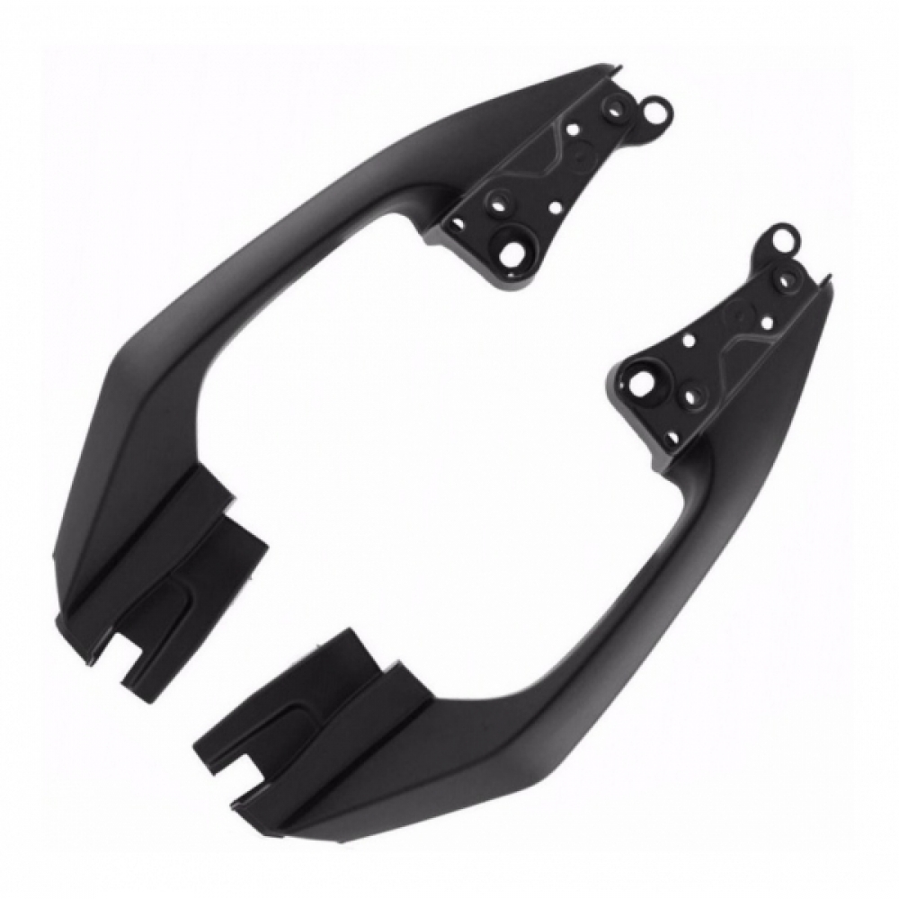 Par De Alça Lateral Traseira Moto Nxr Bros 160 Xre 190 Preta Modelo Original Tork