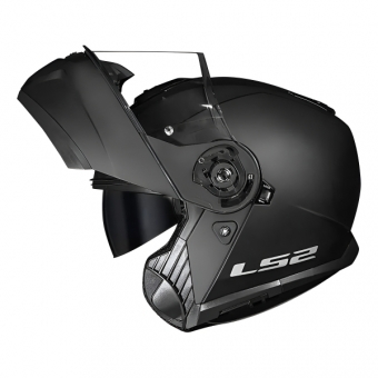 Capacete Moto Robocop Articulado LS2 FF908 Strobe 2 Monocolor Escamoteável C/ Óculos