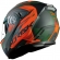Capacete Moto Robocop Articulado Norisk FF345 Route Speedmax Escamoteável C/ Óculos E Selo Inmetro - Verde Laranja