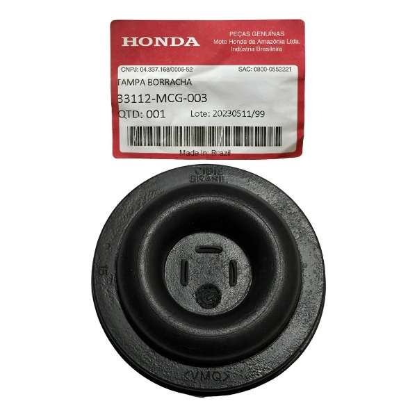 Borracha Protetora Lâmpada Farol Moto Xre 300 Falcon 400 Cb 300 R Original Honda