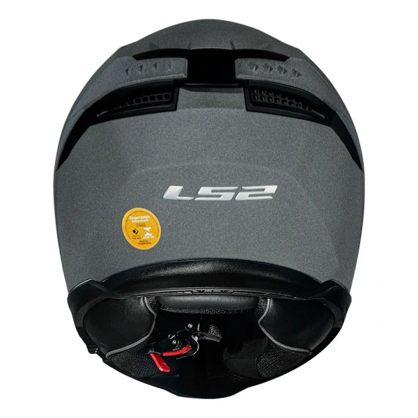 Capacete Moto Fechado Ls2 Ff808 Stream 2 Monocolor Cinza Concrete Esportivo C/ Óculos Interno