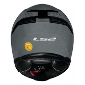 Capacete Moto Fechado Ls2 Ff808 Stream 2 Monocolor Cinza Concrete Esportivo C/ Óculos Interno