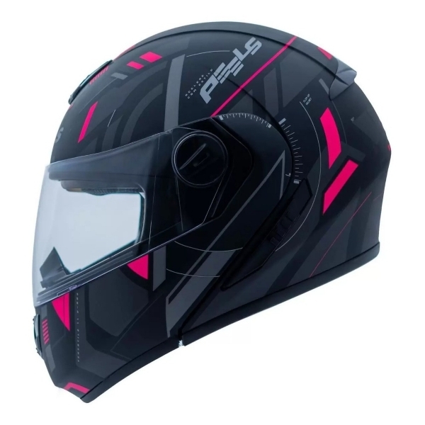 Capacete Feminino Moto Robocop Articulado Peels Urban U-Rb2 Dynamic Escamoteável C/ Óculos Interno