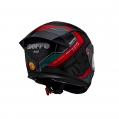 Capacete Moto Bieffe b12 B-12 Evolve Grafite Vermelho Esportivo C/ Aerofólio Lançamento