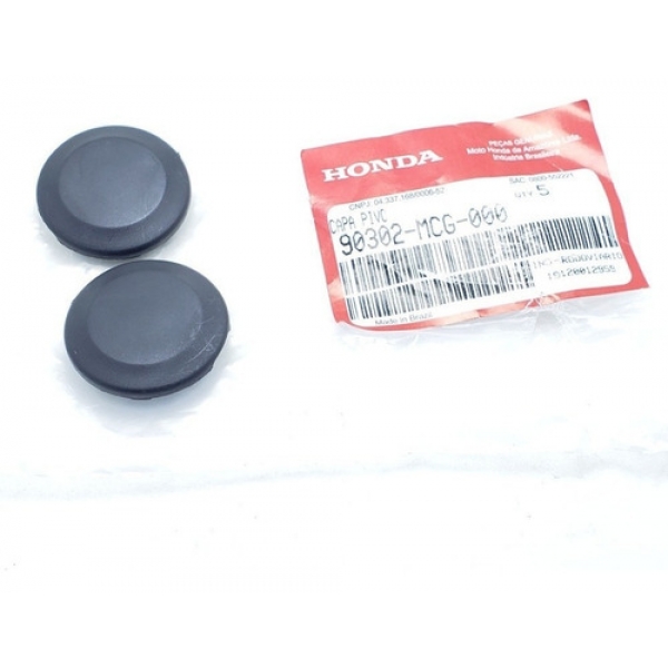 Par De Tampa Chassi Eixo Balança Nx 400 Falcon Original Honda