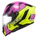 Capacete Moto Feminino Texx Kaiman Teaser Rosa Preto C/ Óculos Sol Interno E Narigueira Lançamento