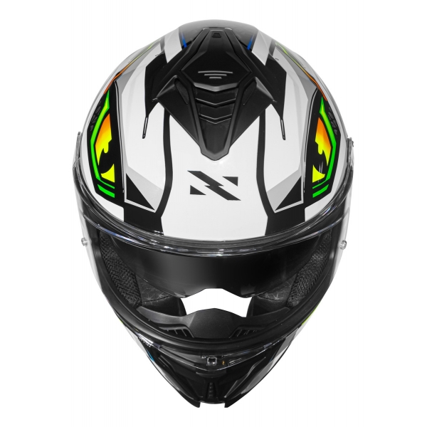 Capacete Moto Norisk Strada 2 Xdron Reptel C/ Aerofólio e Óculos Sol Interno Masculino Feminino