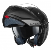 Capacete Moto Robocop Escamoteável Norisk Vortex Preto Fosco Articulado C/ Óculos Masculino Feminino