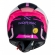Capacete Moto Feminino Norisk Flow Run Roxo Rosa C/ Spoiler + Viseira Extra