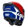 Capacete Moto LS2 FF358 Pro Classsic Tiempo Azul Vermelho C/ Spoiler Masculino Feminino Lançamento